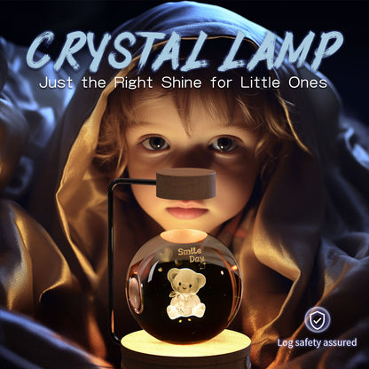 Luminária Dinossauro Cósmico Bola de Cristal