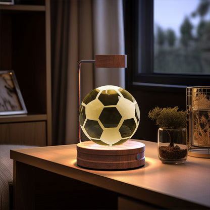 Luminária Dinossauro Cósmico Bola de Cristal