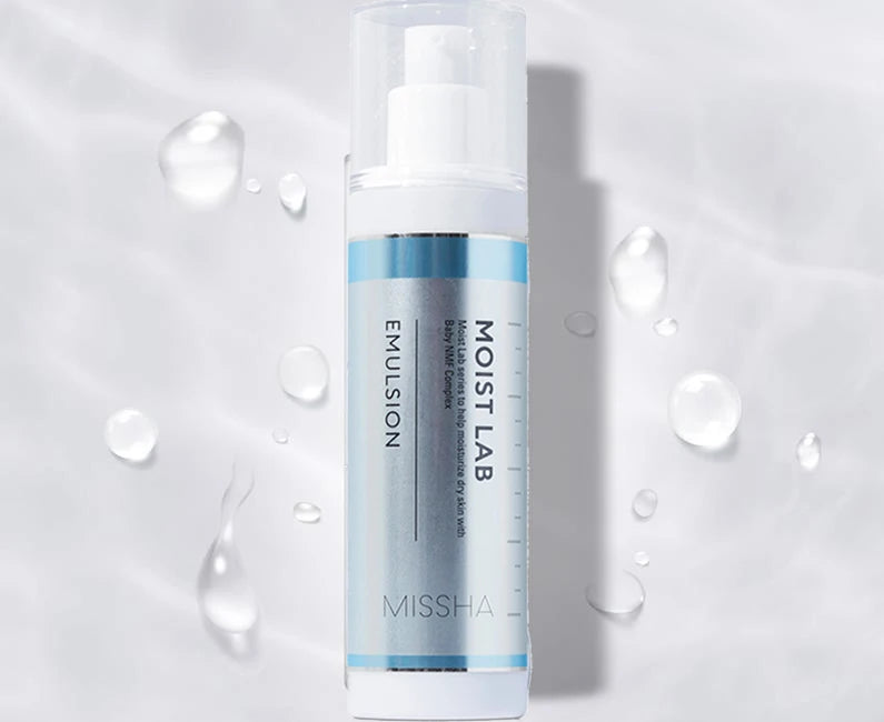 MISSHA Moist Lab 110ml – Emulsão Coreana Anti-Idade para Hidratação Profunda, Luminosidade e Pele Firme