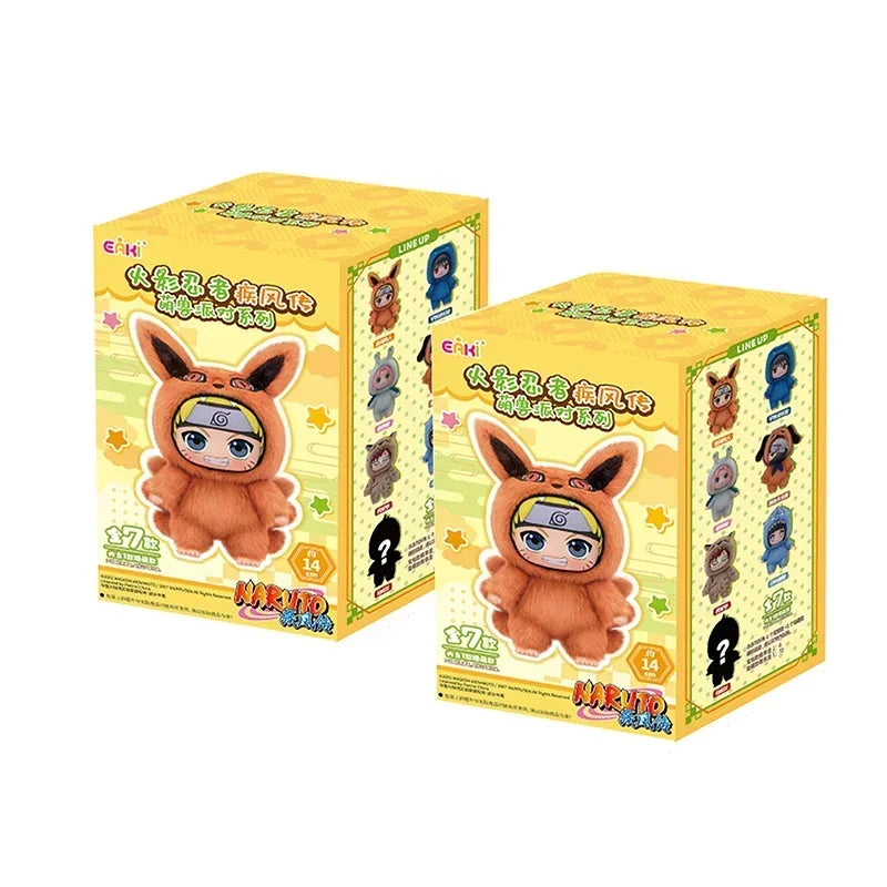 Pelúcias Naruto Mini Ninjas Fofinhos em Fantasias Divertidas! Colecionáveis Chibi com Acabamento Premium