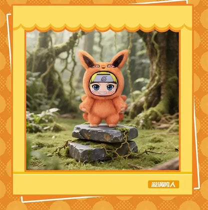 Pelúcias Naruto Mini Ninjas Fofinhos em Fantasias Divertidas! Colecionáveis Chibi com Acabamento Premium