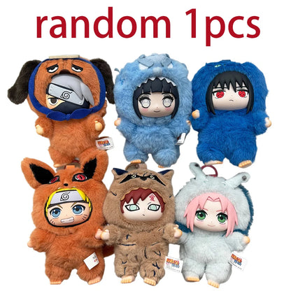 Pelúcias Naruto Mini Ninjas Fofinhos em Fantasias Divertidas! Colecionáveis Chibi com Acabamento Premium