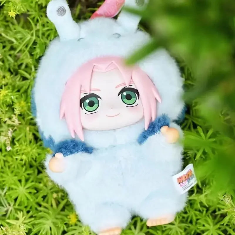 Pelúcias Naruto Mini Ninjas Fofinhos em Fantasias Divertidas! Colecionáveis Chibi com Acabamento Premium