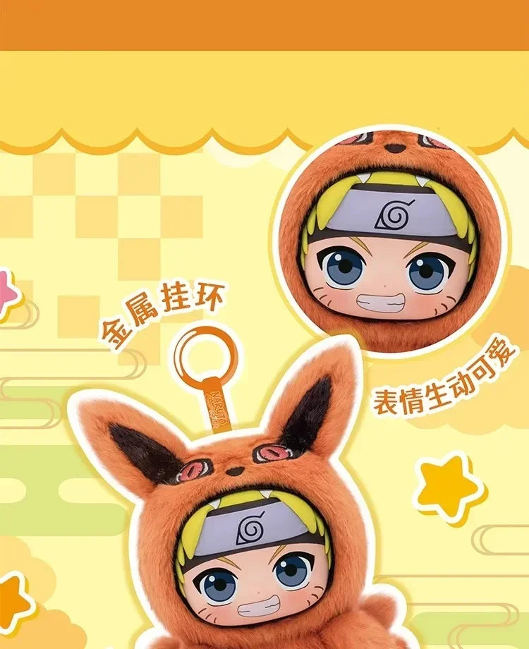 Pelúcias Naruto Mini Ninjas Fofinhos em Fantasias Divertidas! Colecionáveis Chibi com Acabamento Premium