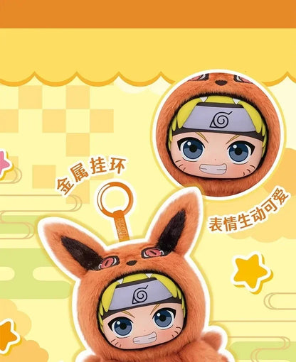 Pelúcias Naruto Mini Ninjas Fofinhos em Fantasias Divertidas! Colecionáveis Chibi com Acabamento Premium