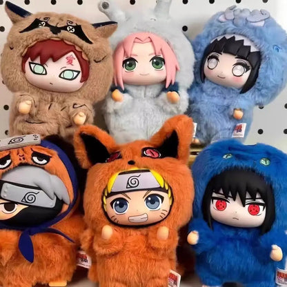Pelúcias Naruto Mini Ninjas Fofinhos em Fantasias Divertidas! Colecionáveis Chibi com Acabamento Premium