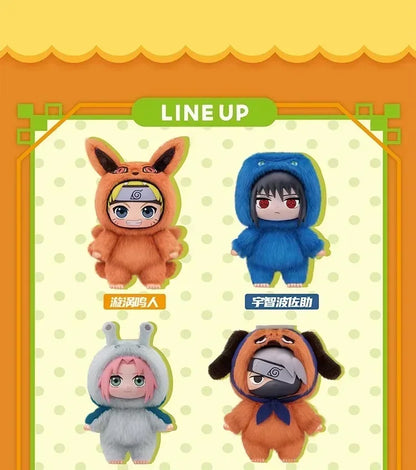 Pelúcias Naruto Mini Ninjas Fofinhos em Fantasias Divertidas! Colecionáveis Chibi com Acabamento Premium