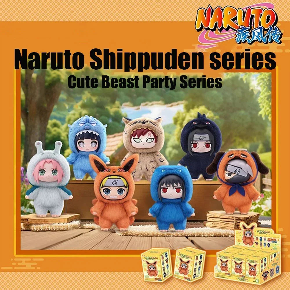 Pelúcias Naruto Mini Ninjas Fofinhos em Fantasias Divertidas! Colecionáveis Chibi com Acabamento Premium
