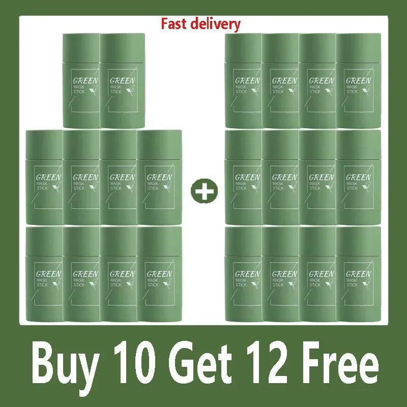 Green Tea Cleansing Stick 40g – Máscara Facial em Bastão para Limpeza Profunda, Cravos e Poros