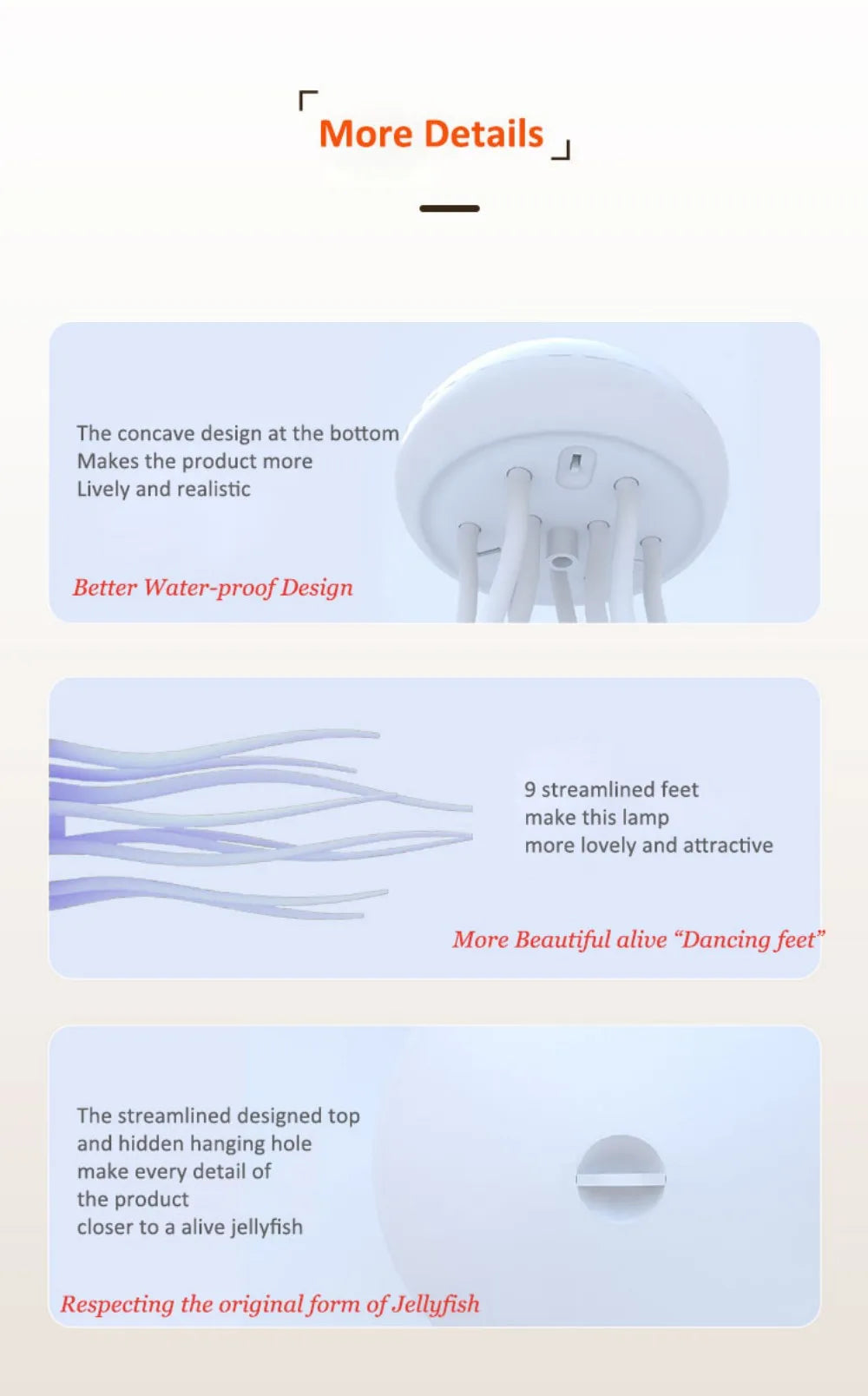 Luminária de Medusa com LED RGB – Luz Noturna com Tentáculos Ativos