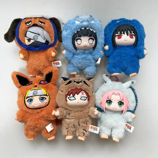 Pelúcias Naruto Mini Ninjas Fofinhos em Fantasias Divertidas! Colecionáveis Chibi com Acabamento Premium